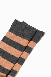 Chaussettes Anthracite-Saumon